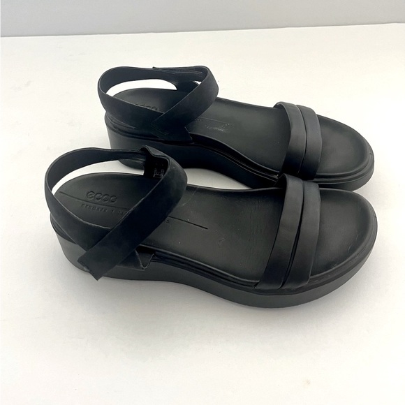 ECCO Women's Wedge LX Flowt Sandal EU-39, US-8-8.5, black - Picture 7 of 10
